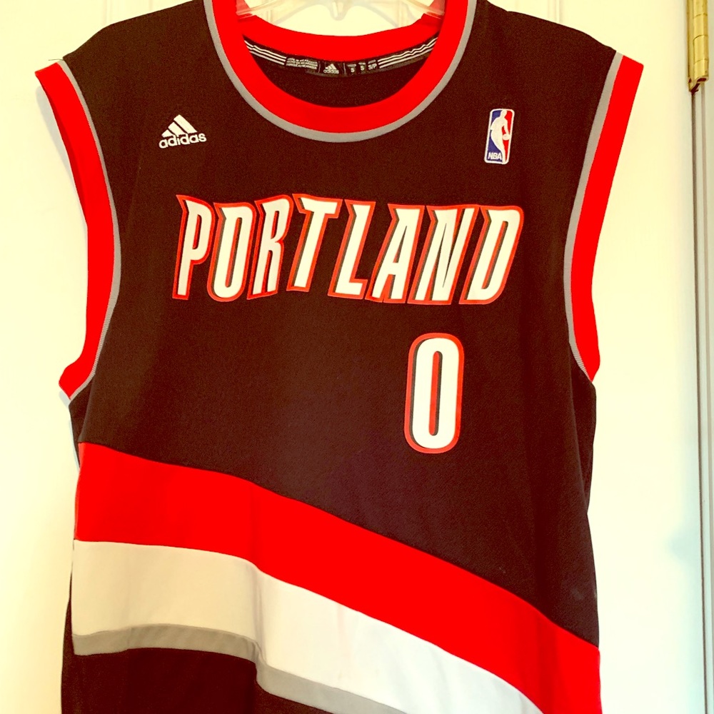 Adidas Lillard Black Jersey Men’s Size Small